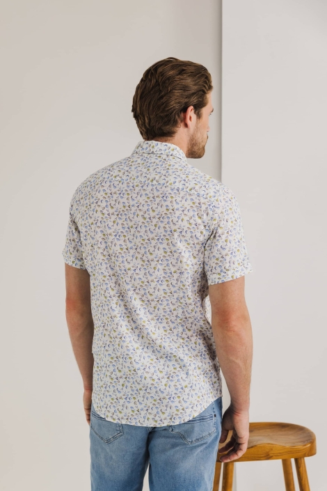 State of Art shirt ss print twill